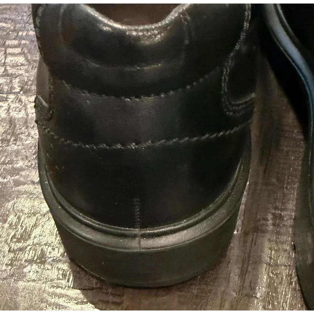ECCO EU 43 US 9-9.5 Helsinki 2 Slip On‎ Loafers Black Leather Dress Shoes